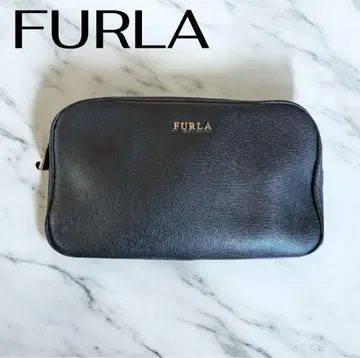 인기! FURLA 블랙 가죽 숄더백