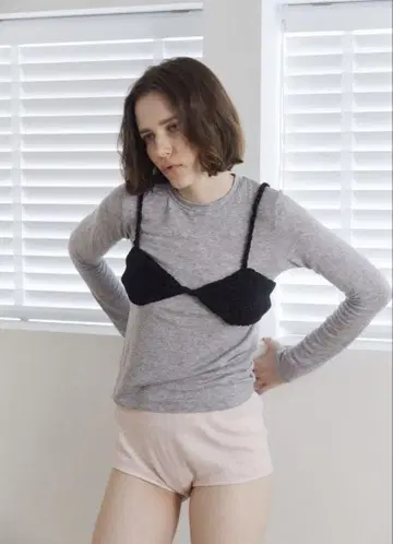 moose's knit bra 블랙