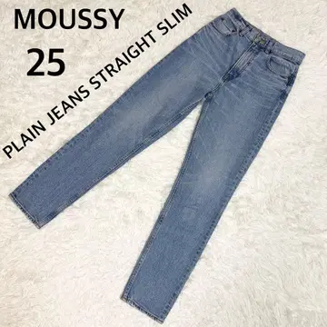 새상품급 마우지 PLAIN JEANS STRAIGHT SLIM 데님 25