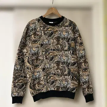 [ ZARA ] 호랑이 무늬 트라 애니멀 무늬 입체 트레이닝복