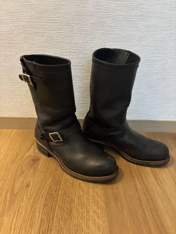 CHIPPEWA 블랙 엔지니어 부츠