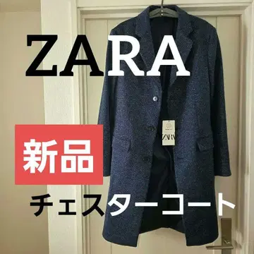 [새상품] ZARA 완판 네이비 체스터 코트 품절 모델 M