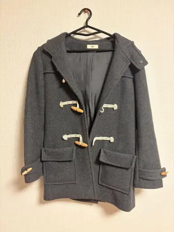 숏 기장 더플 코트