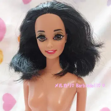 바비 본체 리얼 아이래쉬 브루넷 빈티지 빈티지 인형