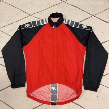 ASSOS 나일론 자켓 레드/블랙