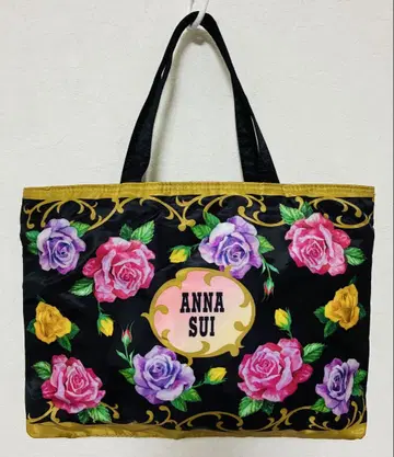 ANNA SUI 장미 꽃무늬 토트백