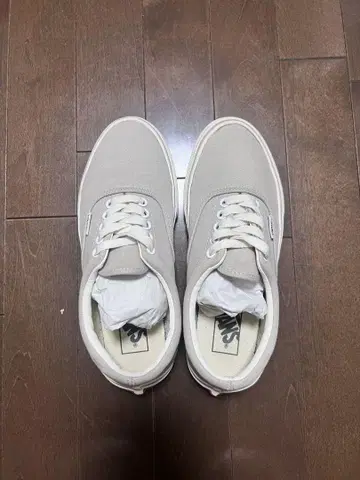 VANS G.GRAY/WHITE 캔버스 스니커즈