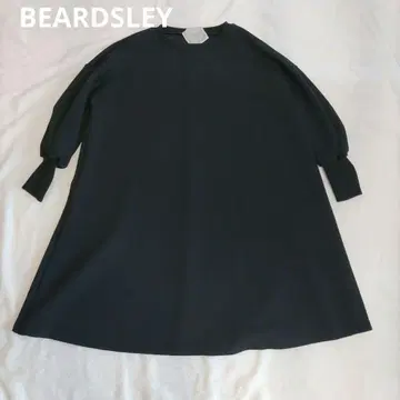 BEARDSLEY 소매 퍼프 종이상자 원피스 블랙