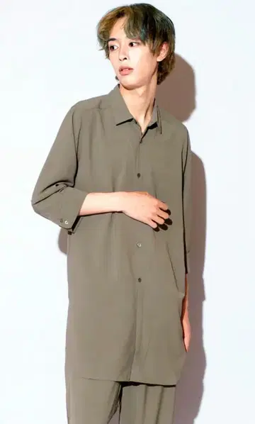 NO ID. BLACK 사이드 슬릿 롱 7부 소매 SH 사이즈 1