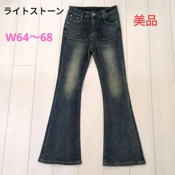 PGM 부츠컷 데님 큐빅 스트레치 W64~68 새상품급