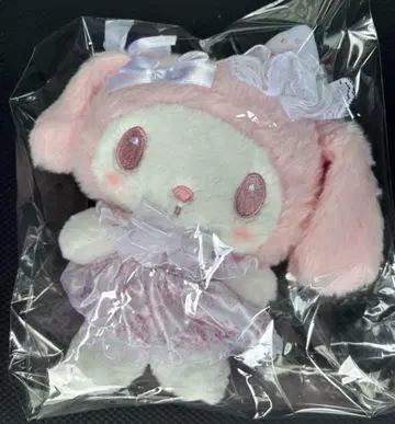마이멜로디 화이트 딸기 티타임 폭신폭신 봉제 인형