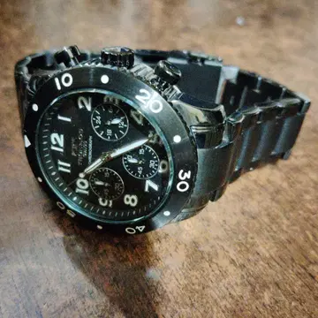 TECHNOS TAM-661 크로노그래프 배터리 교환 완료 새상품 수준