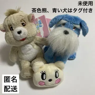 컬리 컬렉션 Rainbow Pals 봉제 인형 강아지 곰 키링