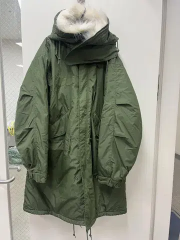 BEAMS 빔즈 모즈 코트 M-65 충전솜 이너 퀼팅