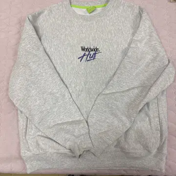 HUF Worldwide 로고 맨투맨 S 그레이