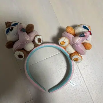칩과 데일 튜브 봉제 인형 머리띠