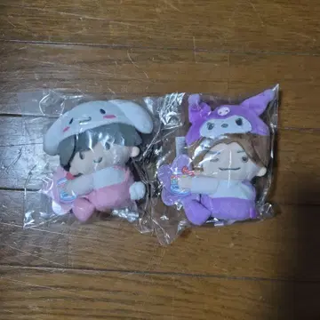 나니와단시 미치에다 슌스케 타카하시 쿄헤이 로손 콜라보 봉제 인형 산리오