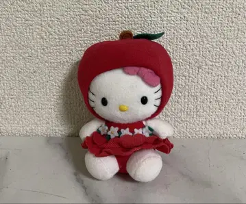 헬로키티 고장 신슈 한정판 사과 봉제 인형 키링