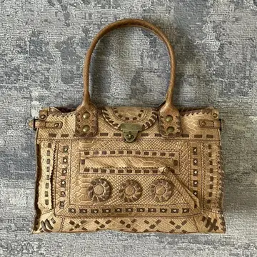[ Y2K ] archive leather hand bag gimmick