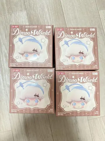 [ POP MART ] Dimo World 캐릭터 컬렉션 4개 세트