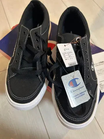 Champion 블랙 스니커즈 24.5cm