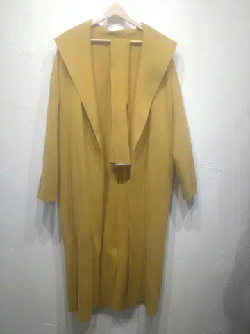CELFORD 니트 코트 머스타드