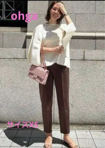ohga 마쉬멜로우 팬츠 브라운 xs