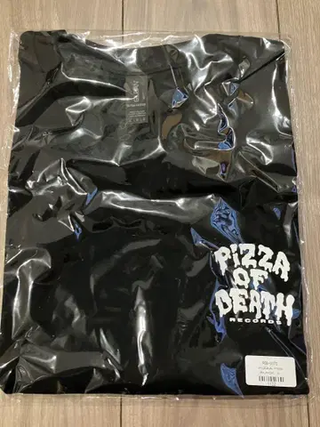 [ 미개봉 새상품 ] PIZZA OF DEATH T셔츠 블랙 L