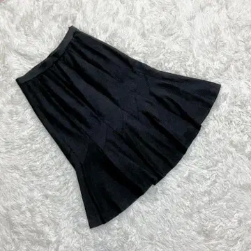 [벨도보와] (F) 울 머메이드 스커트 턱 미디 기장