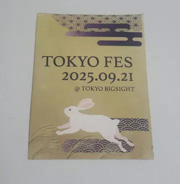 9/21 아카부 TOKYO FES.2025 서클 티켓 서치 티켓