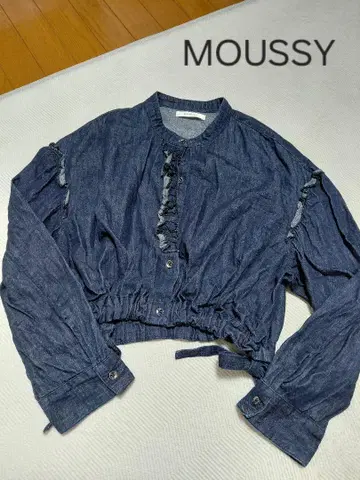 MOUSSY 데님 블라우스