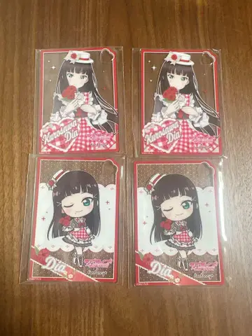 러브 라이브 Aqours fanfancy+ 아크릴 카드 쿠로사와 다이아