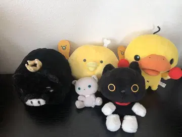 산엑스 캐릭터 봉제 인형 묶음 판매