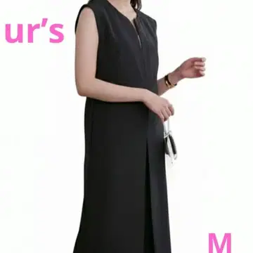 ur's 블랙 원피스 캐주얼 포멀 돌려입기 다용도 M