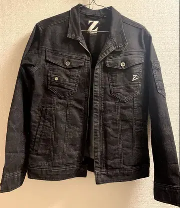 Z-Dragon 블랙 데님 자켓