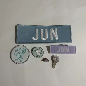 seventeen 준 와펜 핀 배지 세트