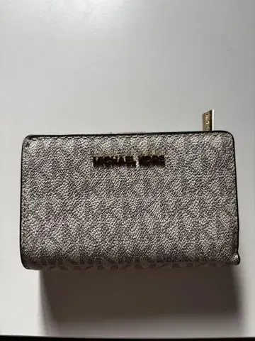 MICHAEL KORS 접이식 지갑 실버