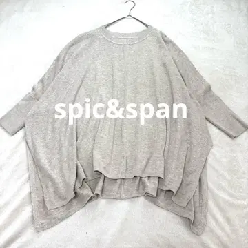 spick&span 스픽&스팬 코튼 린넨 돌먼 슬리브 니트