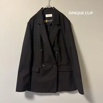 OPAQUE.CLIP 블랙 테일러드 자켓