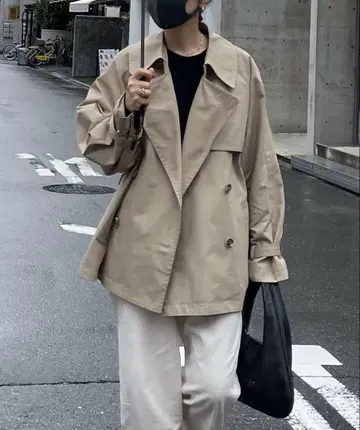 fashiru 숏 트렌치 완판템