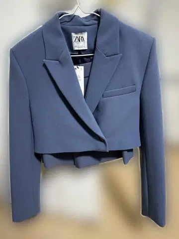 ZARA 블루 테일러드 자켓 & 숏팬츠