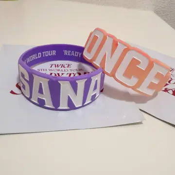 [ 미사용 새상품 ] TWICE ONCE SANA 원스 사나 러버 밴드