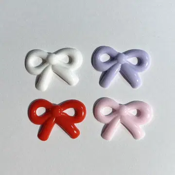 [ 미접착 ] 산리오 이세탄 메르헨 공방 한정판 부품 리본 x 4