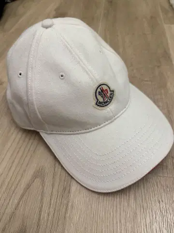 MONCLER 화이트 야구 모자 여성용