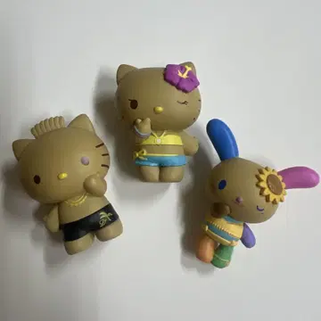 모두 함께 바캉스 피규어 캡슐 토이 헬로키티 디어 다니엘 우사하나