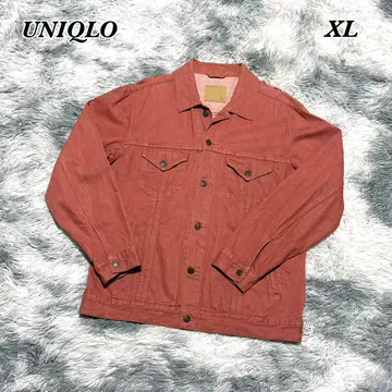 [ 컨디션 최상 레어 ] UNIQLO 컬러 데님 자켓 핑크 '95년 XL