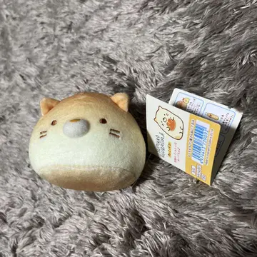 [택 포함] 스미코구라시 고양이 고양이빵 테노리 봉제 인형