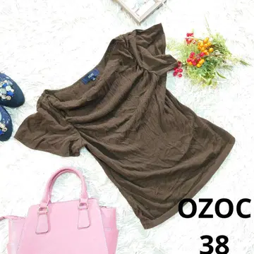 일본제 OZOC 썸머 니트 ( M ) 브라운/보트넥