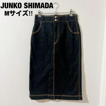 [ a2442 ] JUNKO SHIMADA 데님 스커트 M 코튼 100%