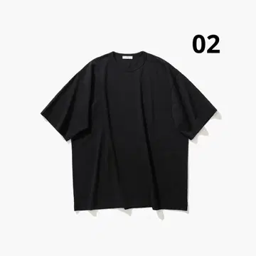 새상품 ATON 스테디셀러 DRY COTTON 크루넥T셔츠 블랙 02